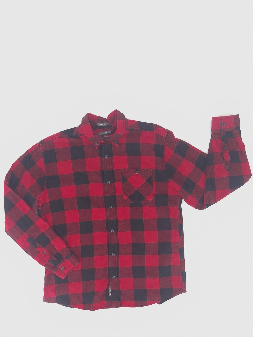 ✨Eddie Bauer Men's Classic Fit Buffalo Plaid Flannel Shirt - Large✨